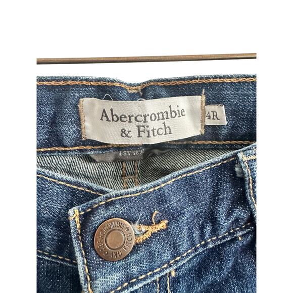 Abercrombie and Fitch jeans Sz 4R Flair bottom bootcut denim - Picture 2 of 4